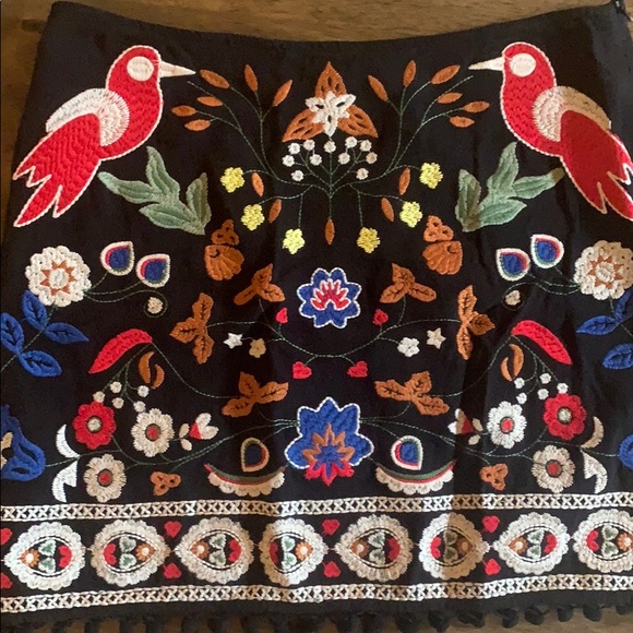 Umgee Embroidered Skirt - Picture 3 of 6